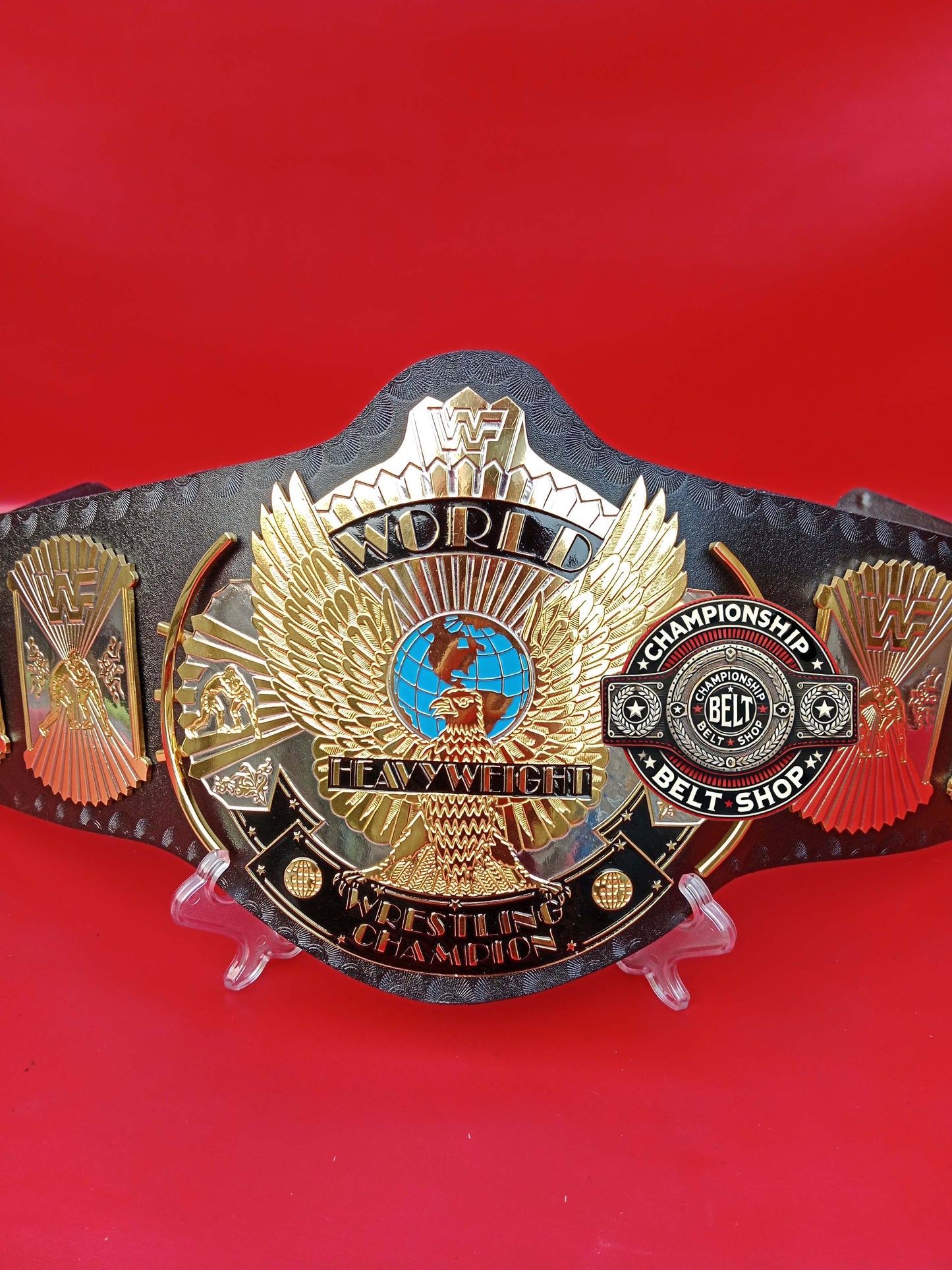 WWF Winged Eagle Championship Wrestling Title Belt