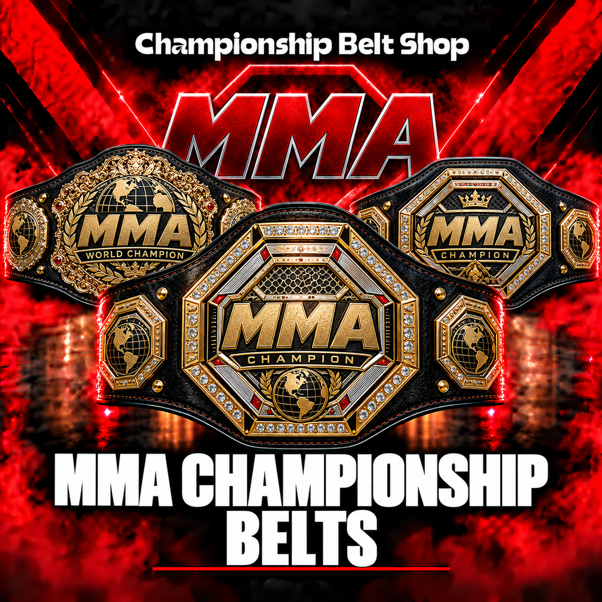 MMA Championship Belts