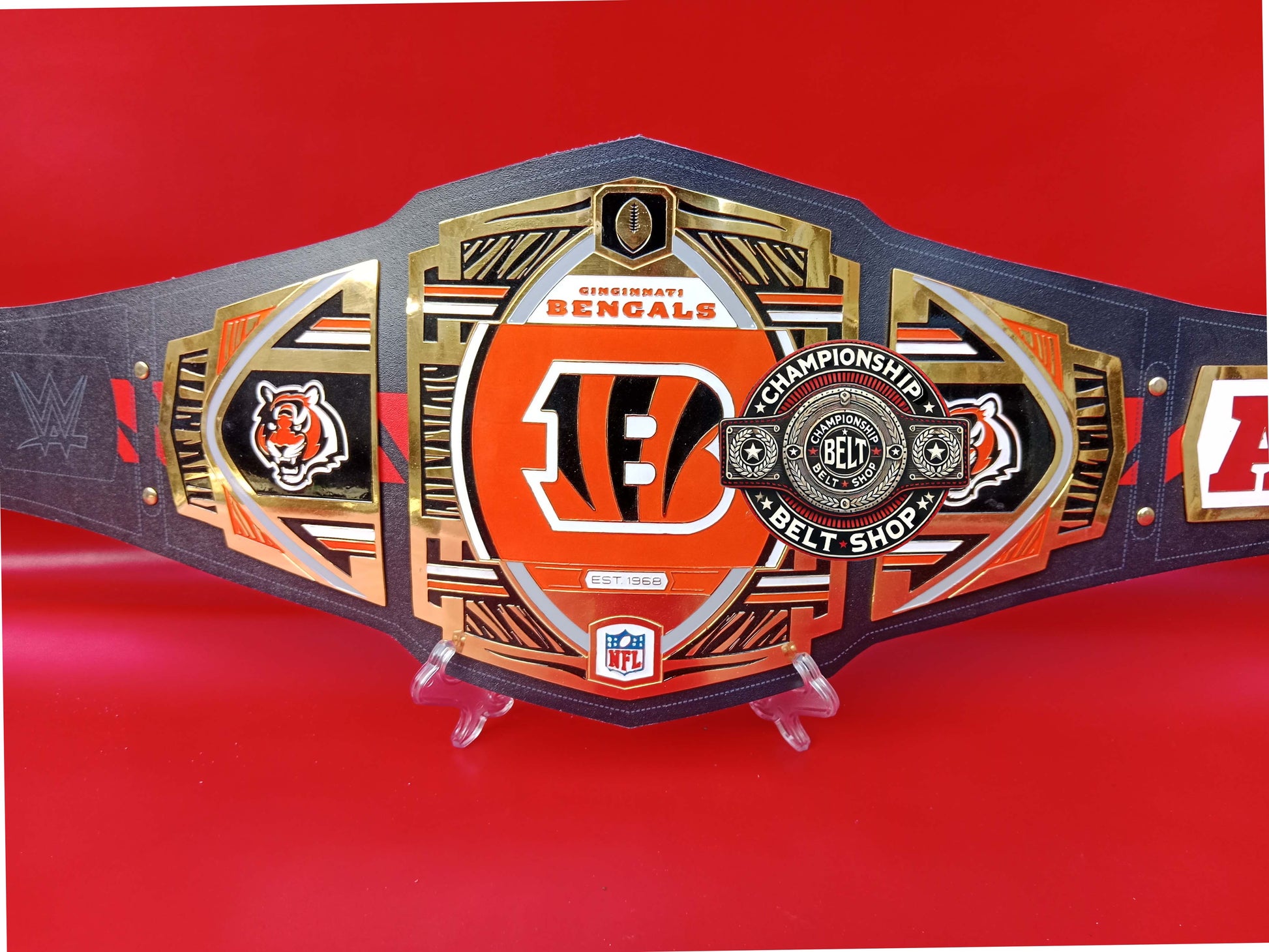 Cincinnati Bengals WWE NFL Championship Title Belt