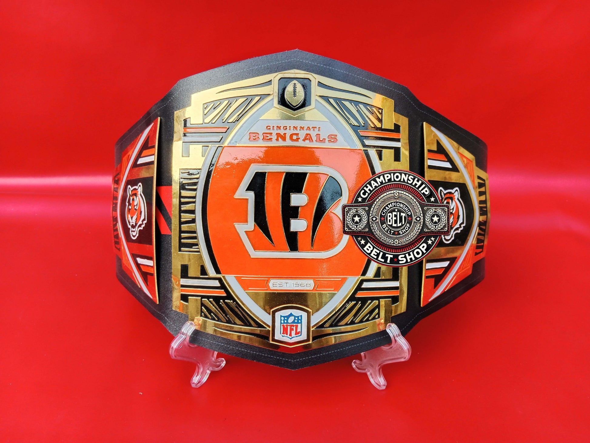 Cincinnati Bengals WWE NFL Championship Title Belt
