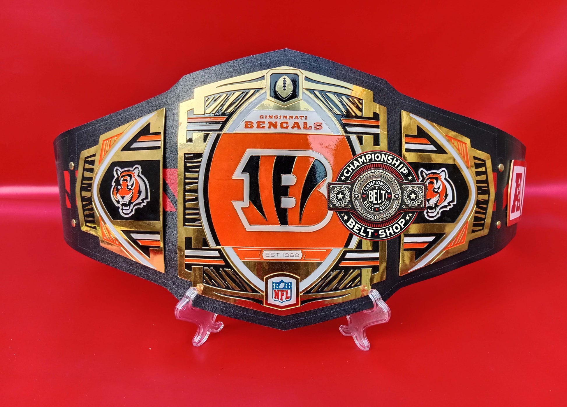 Cincinnati Bengals WWE NFL Championship Title Belt