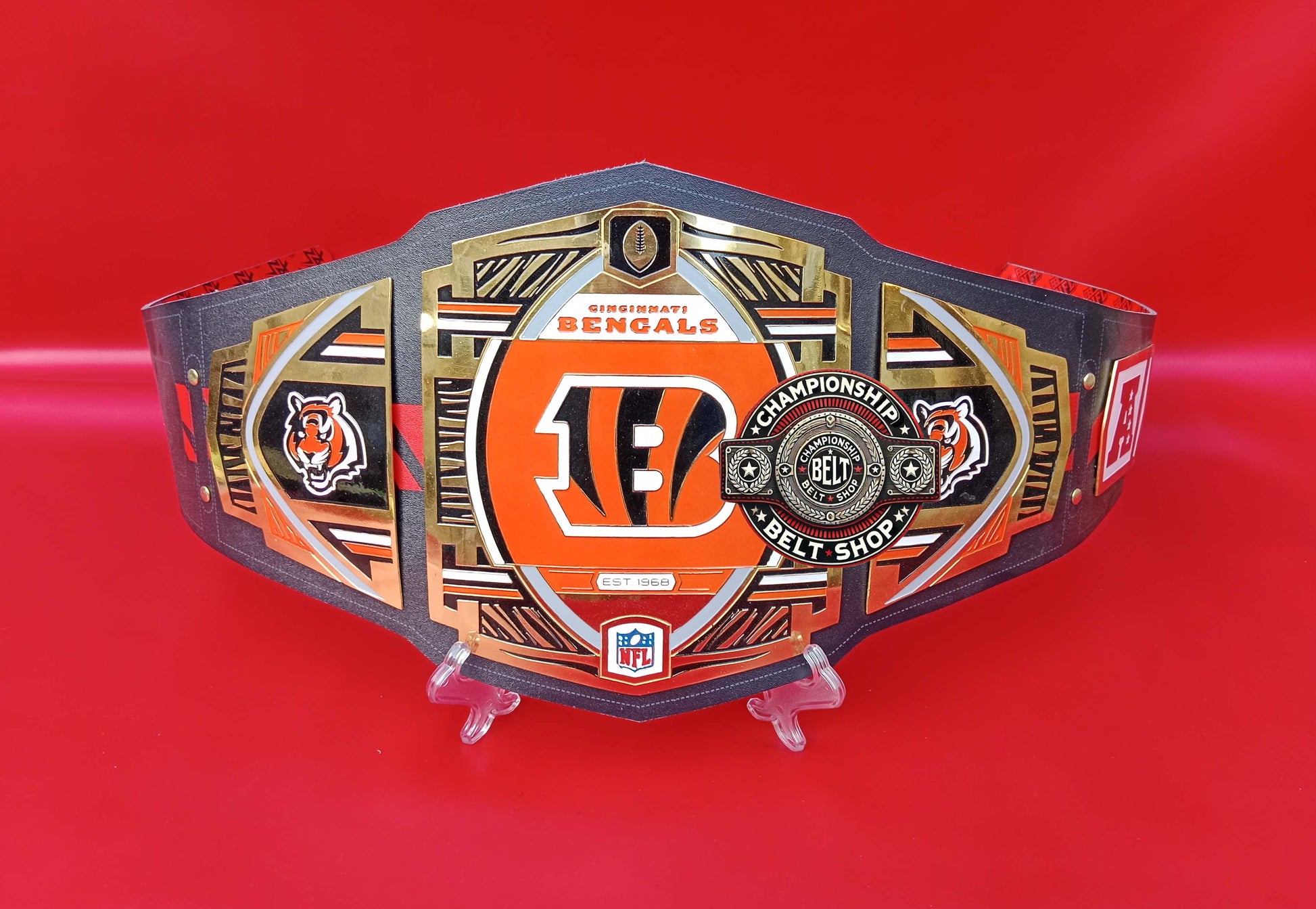 Cincinnati Bengals WWE NFL Championship Title Belt