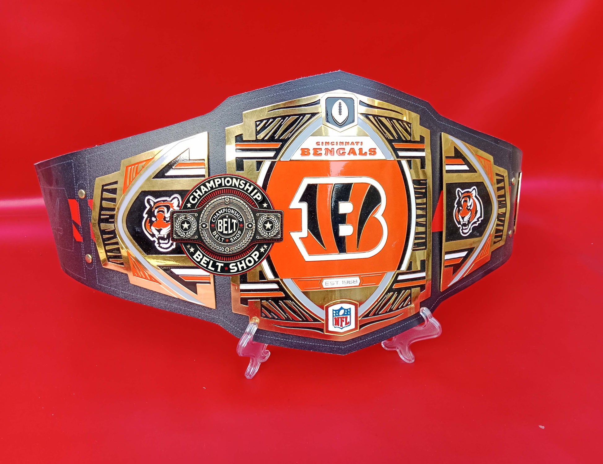 Cincinnati Bengals WWE NFL Championship Title Belt