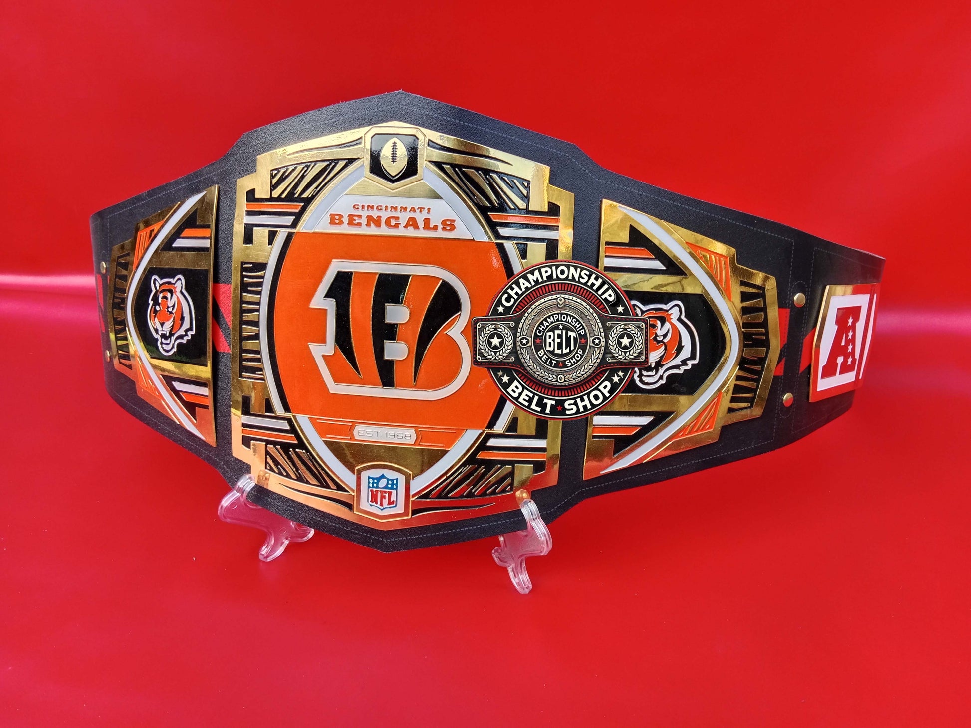 Cincinnati Bengals WWE NFL Championship Title Belt