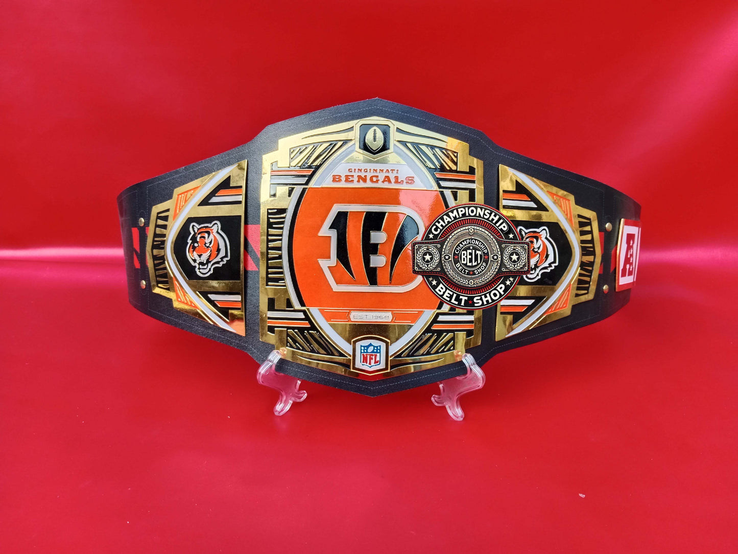 Cincinnati Bengals WWE NFL Championship Title Belt