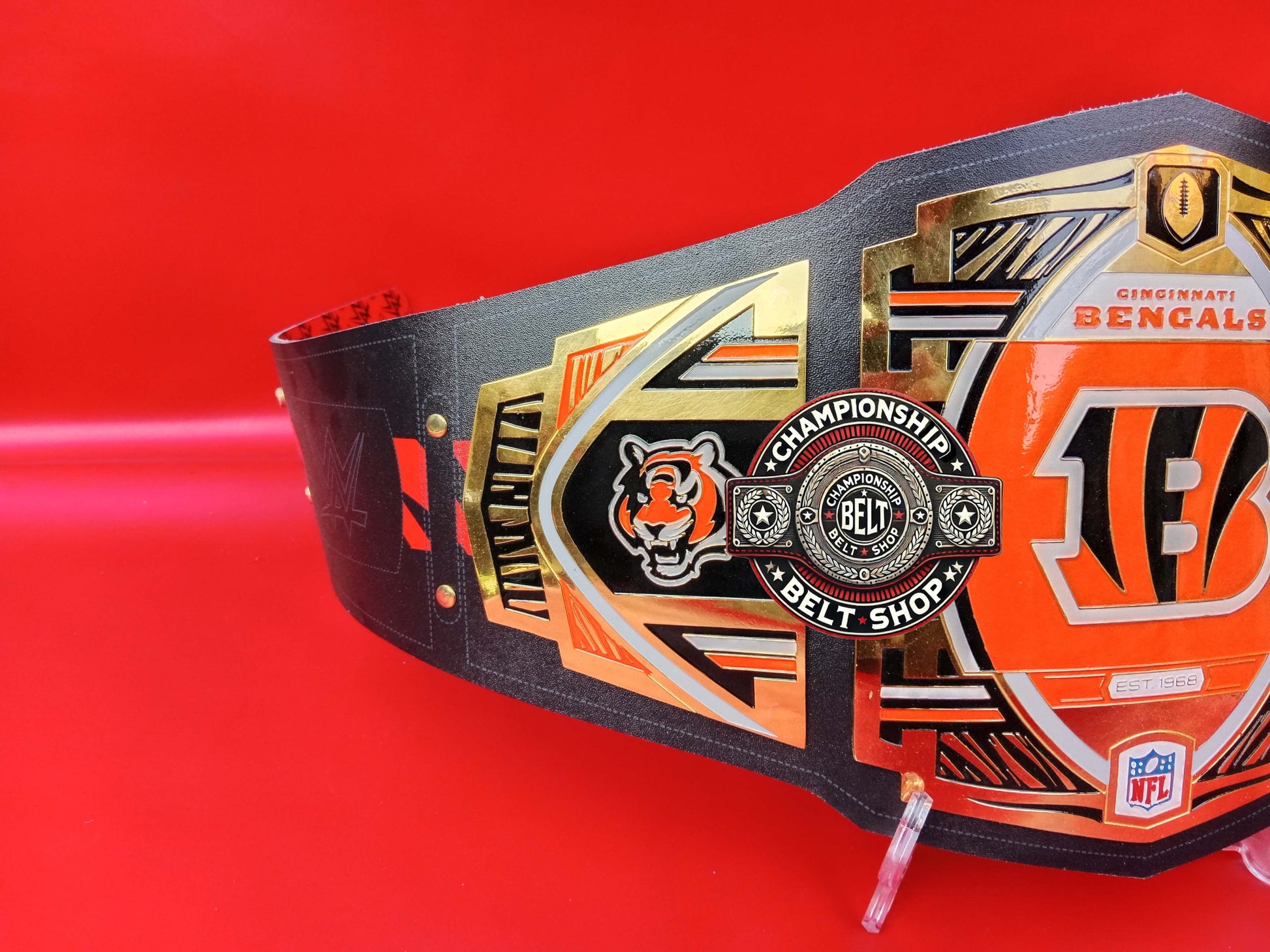 Cincinnati Bengals WWE NFL Championship Title Belt