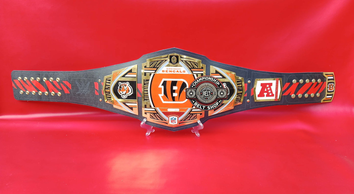 Cincinnati Bengals WWE NFL Championship Title Belt