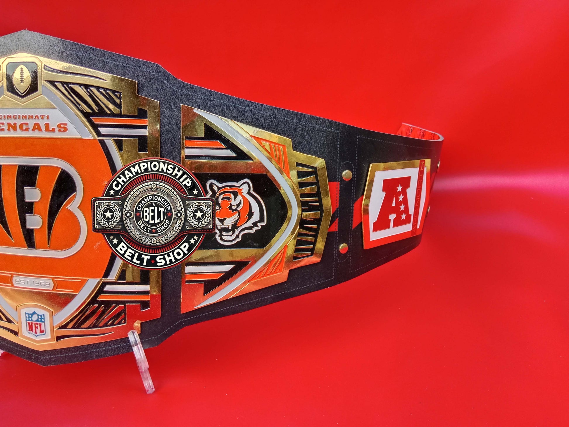 Cincinnati Bengals WWE NFL Championship Title Belt