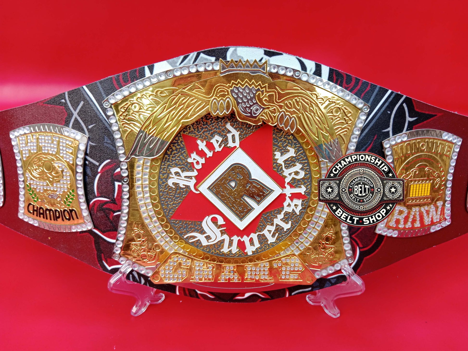 Rated R Spinner Championship Title Belt
