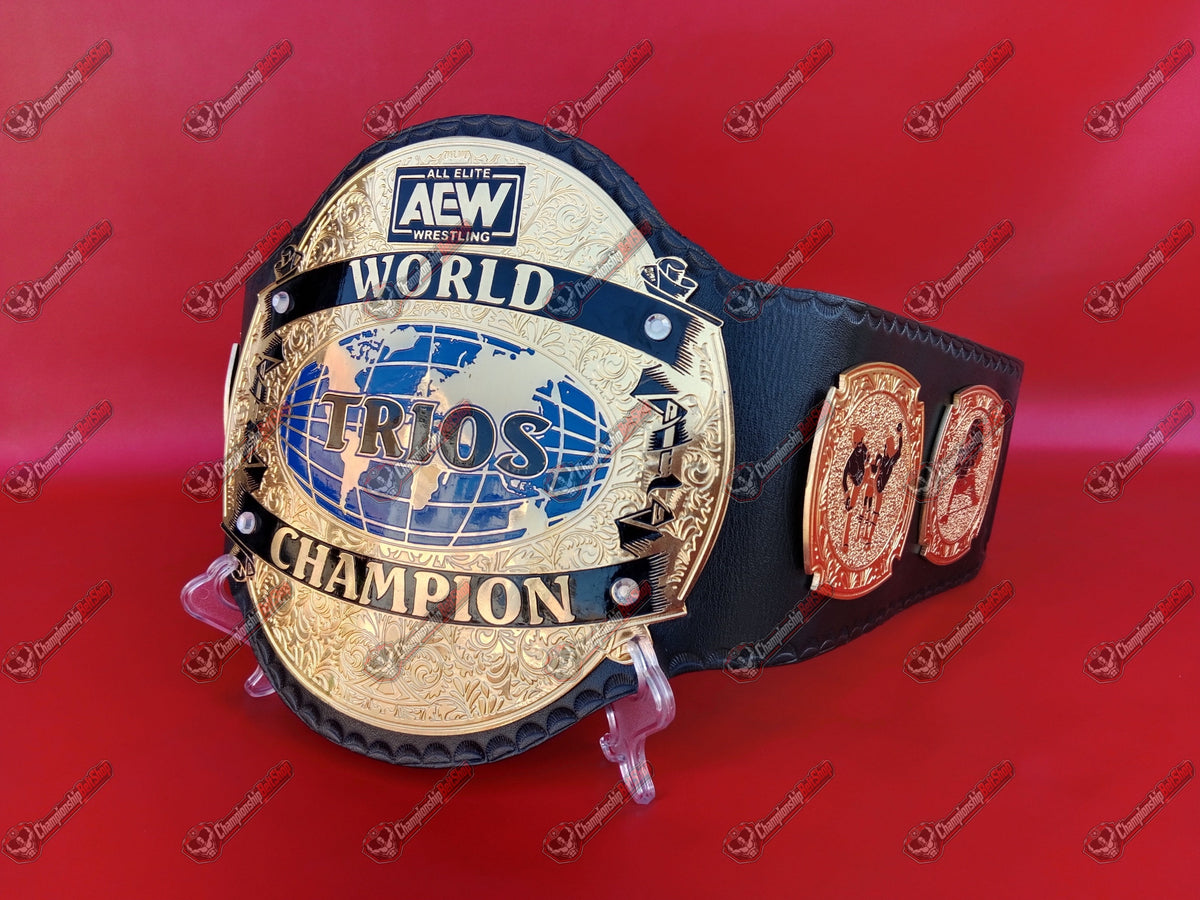 AEW World Trios Championship Title Belt