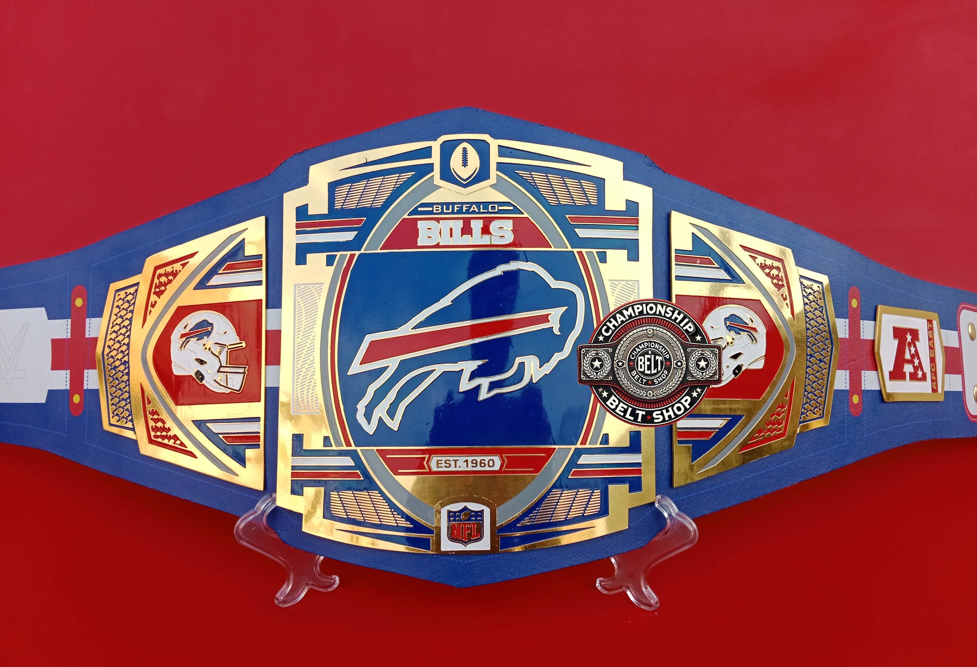 Buffalo Bills NFL WWE Championship Title Belt