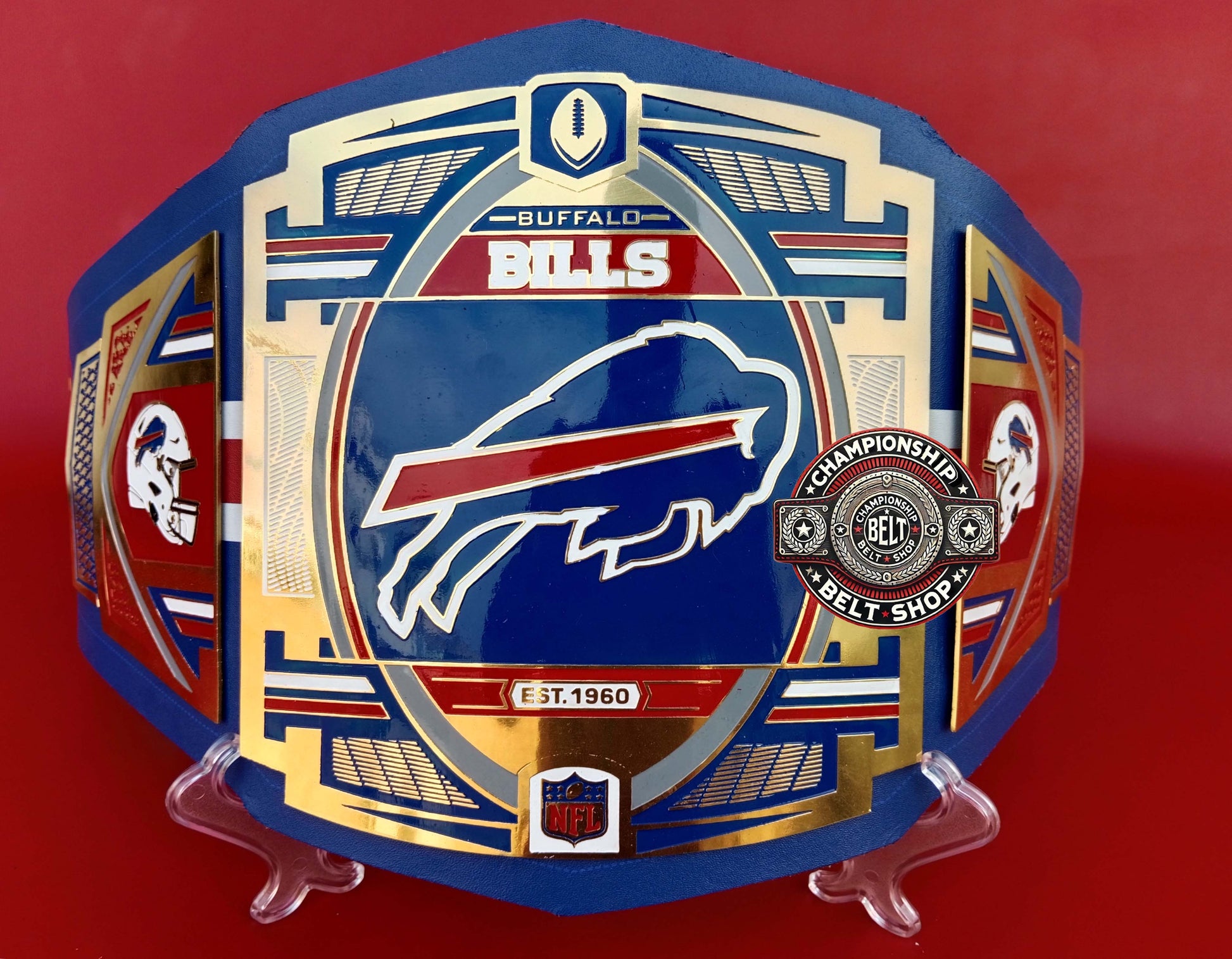 Buffalo Bills NFL WWE Championship Title Belt