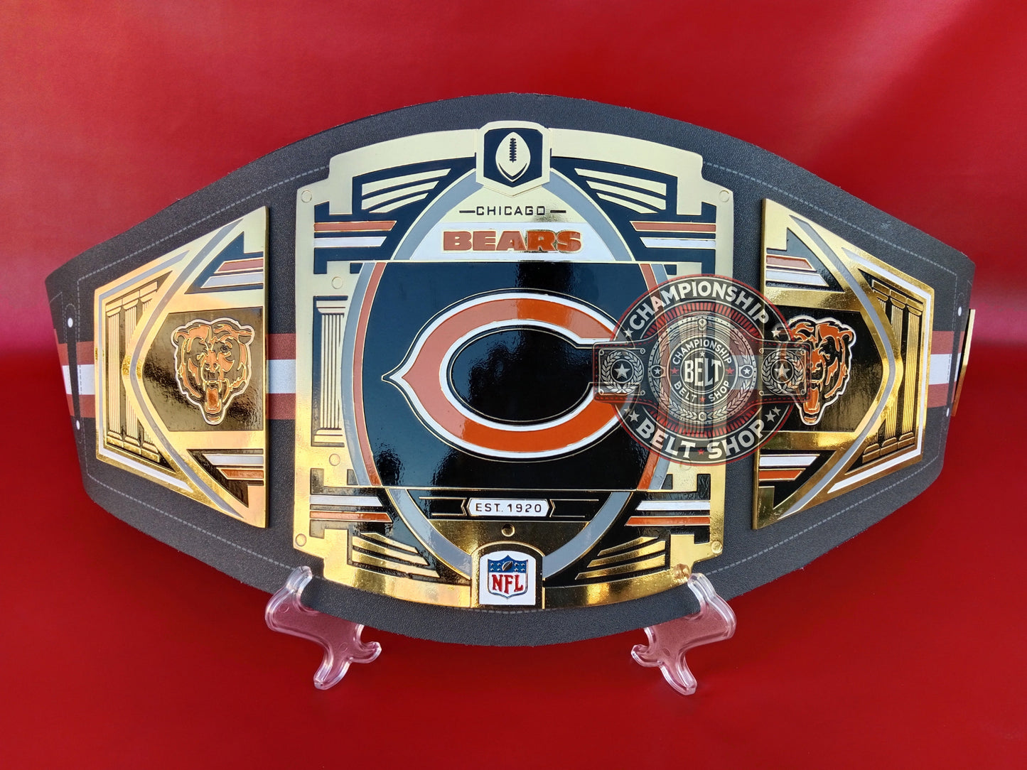 WWE Chicago Bears NFL Legacy Championship Title Belt
