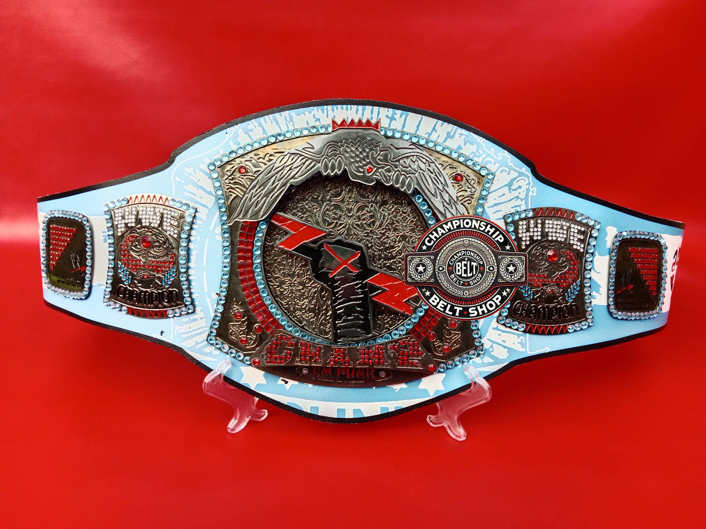 CM Punk Spinner WWE Championship Title Belt