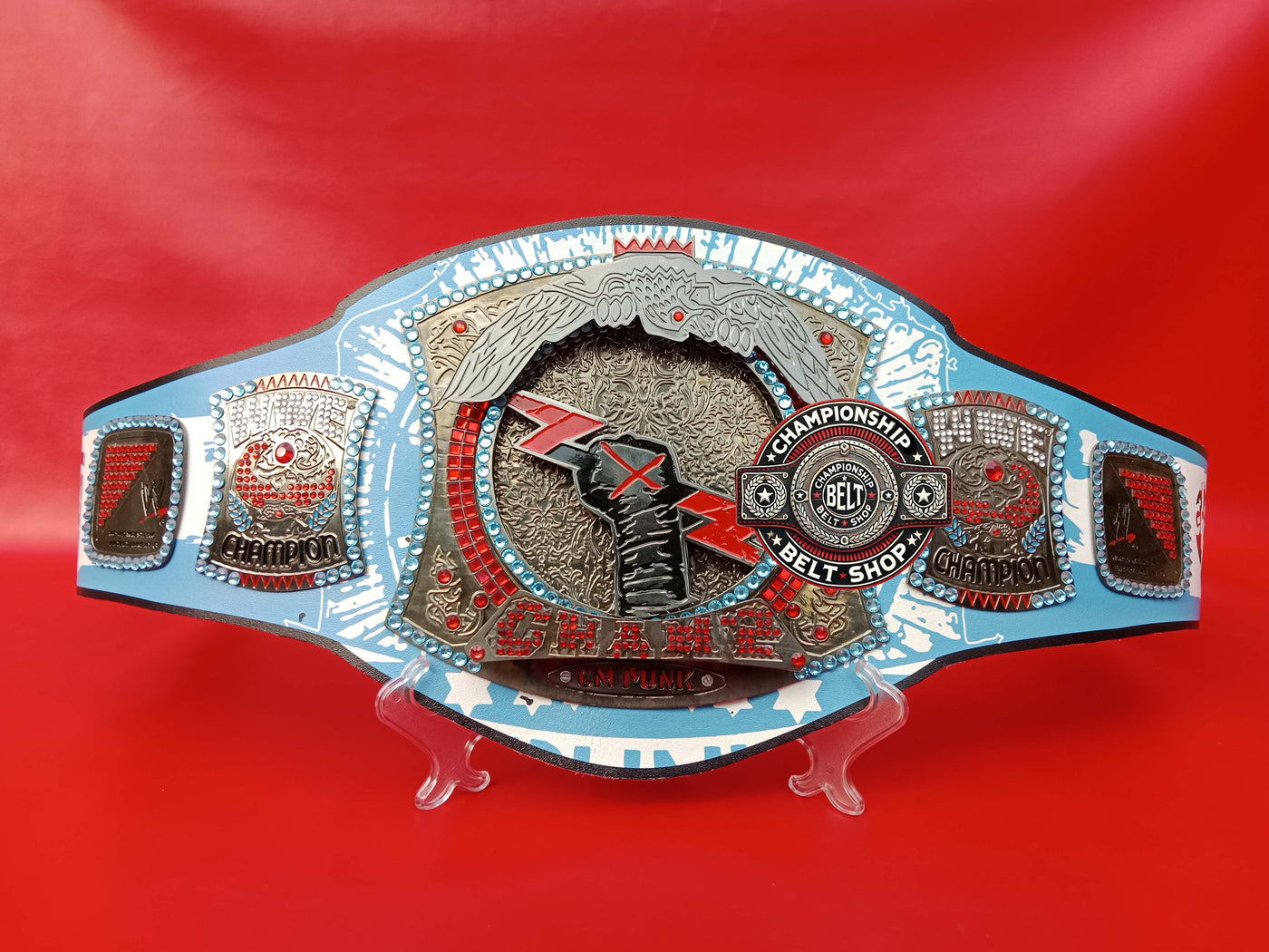 CM Punk Spinner WWE Championship Title Belt