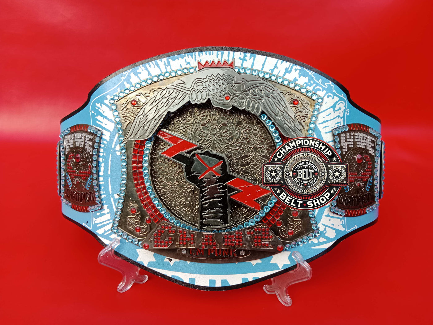 CM Punk Spinner WWE Championship Title Belt