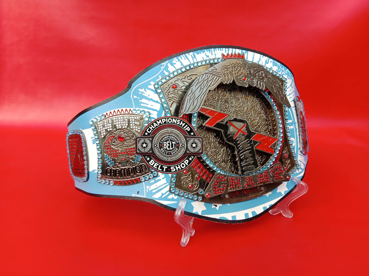 CM Punk Spinner WWE Championship Title Belt