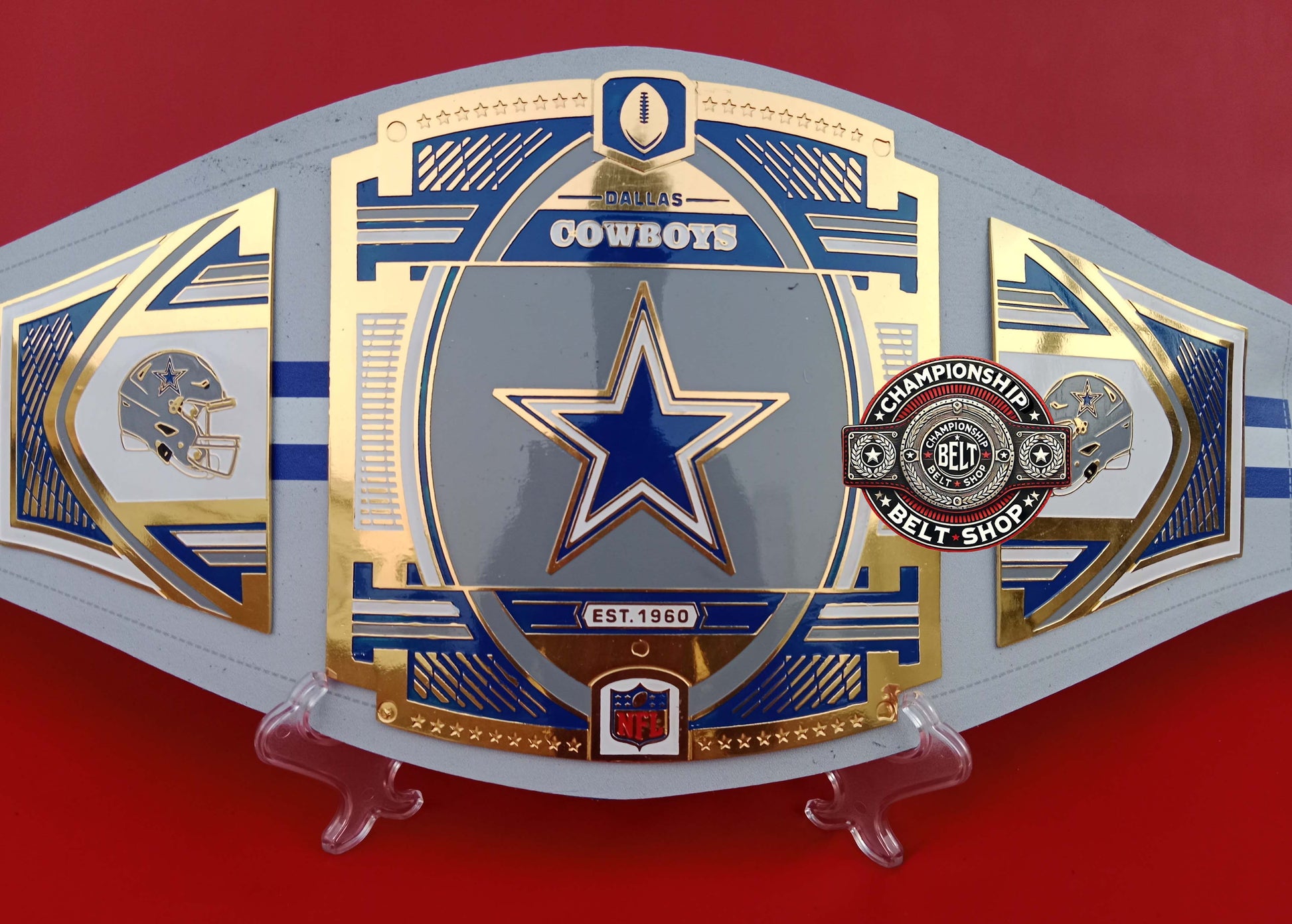 Dallas Cowboys NFL WWE Championship Title Belt