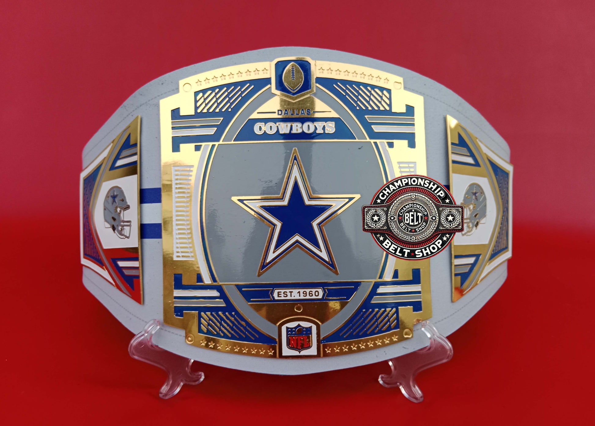 Dallas Cowboys NFL WWE Championship Title Belt