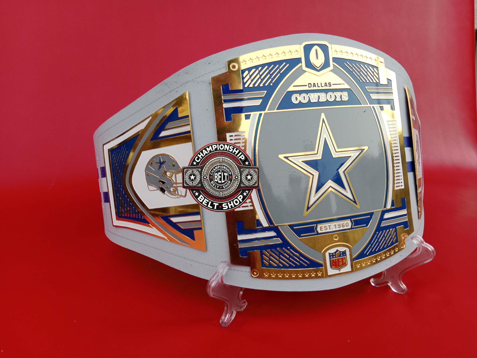 Dallas Cowboys NFL WWE Championship Title Belt
