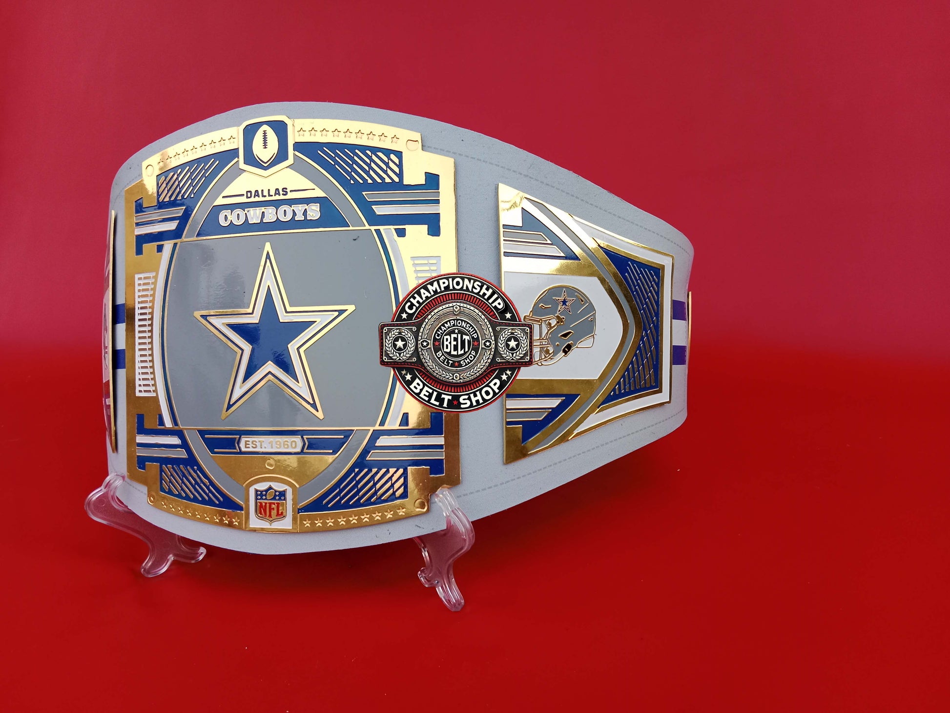 Dallas Cowboys NFL WWE Championship Title Belt
