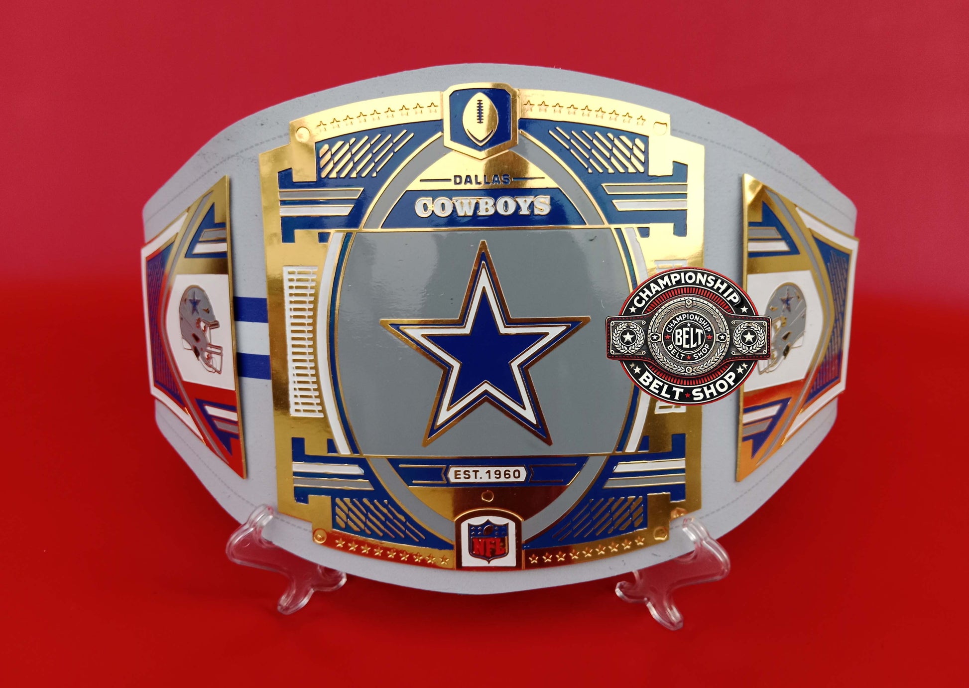 Dallas Cowboys NFL WWE Championship Title Belt