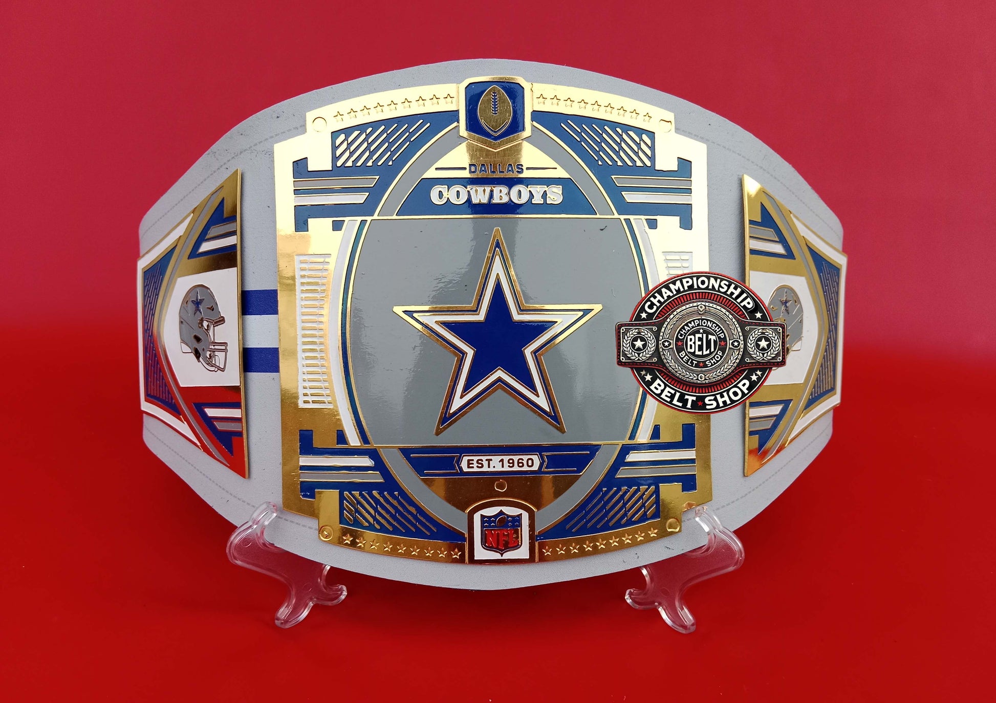 Dallas Cowboys NFL WWE Championship Title Belt