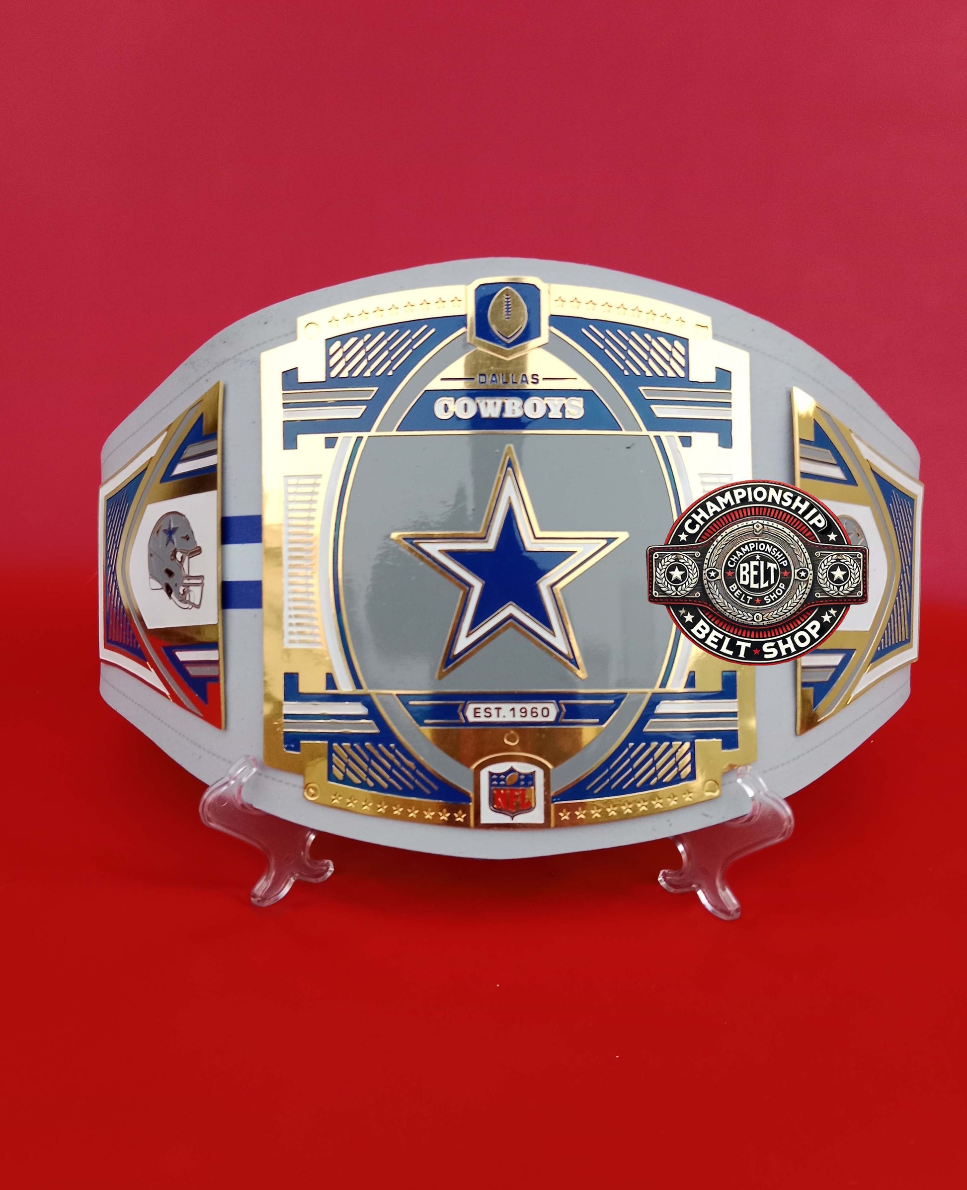 Dallas Cowboys NFL WWE Championship Title Belt