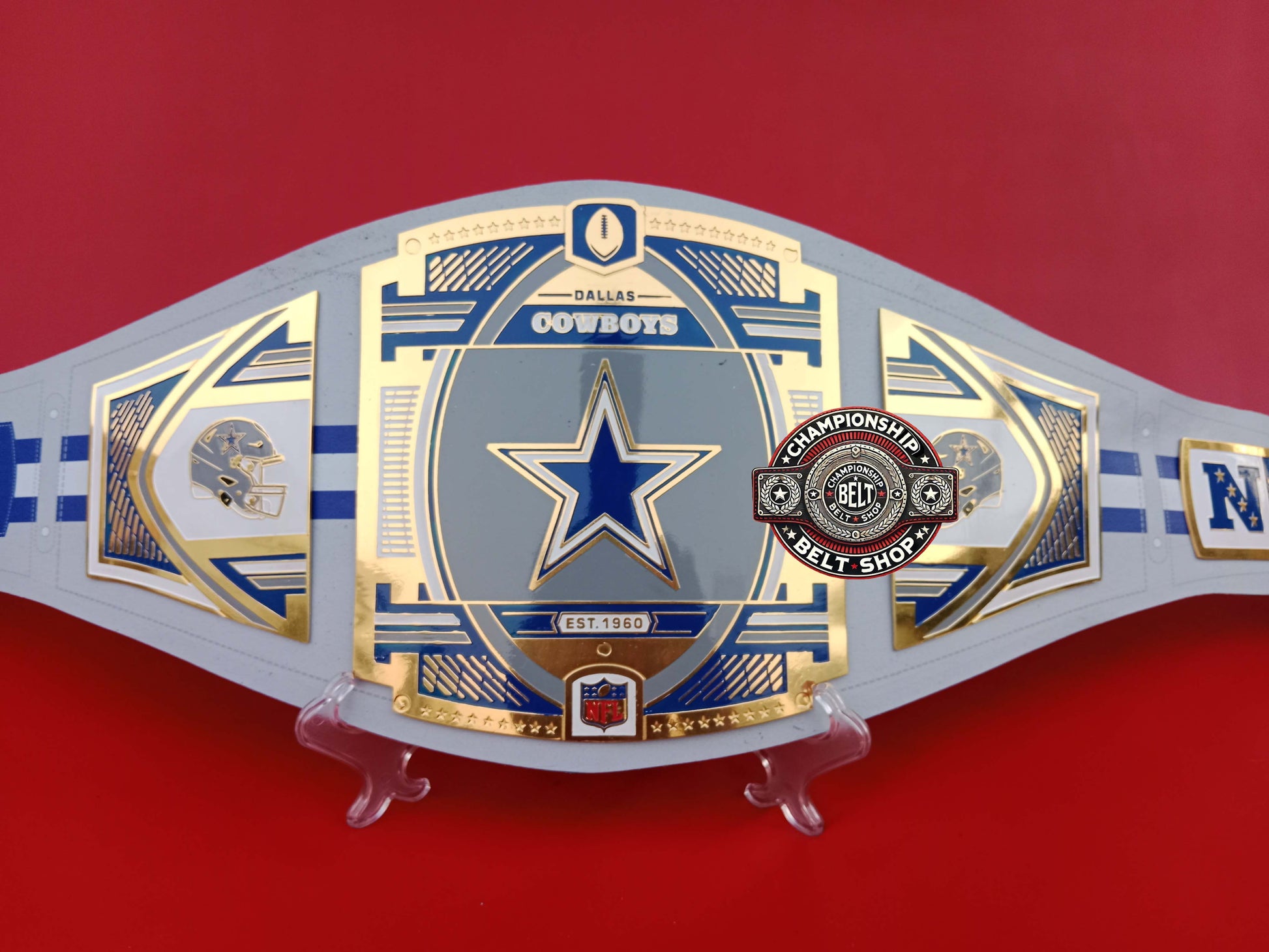 Dallas Cowboys NFL WWE Championship Title Belt