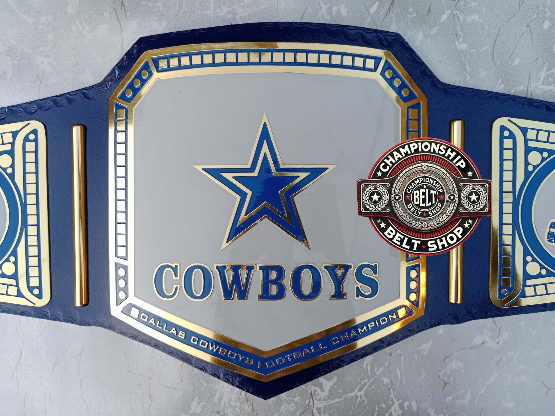 Dallas Cowboys Simple Plates Championship Title Belt