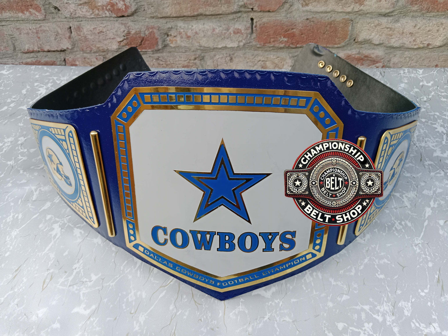 Dallas Cowboys Simple Plates Championship Title Belt
