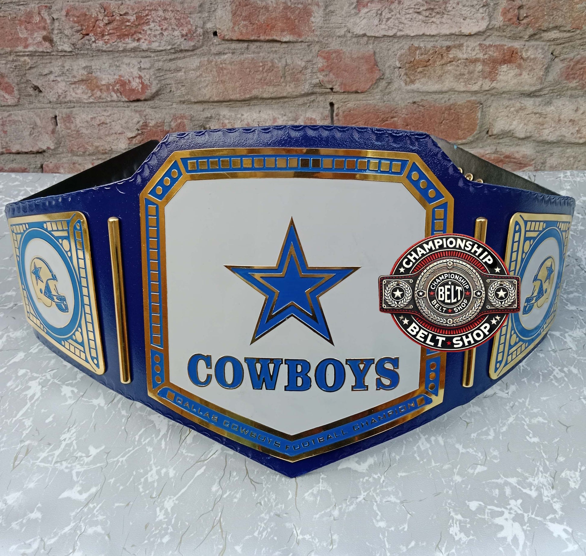 Dallas Cowboys Simple Plates Championship Title Belt