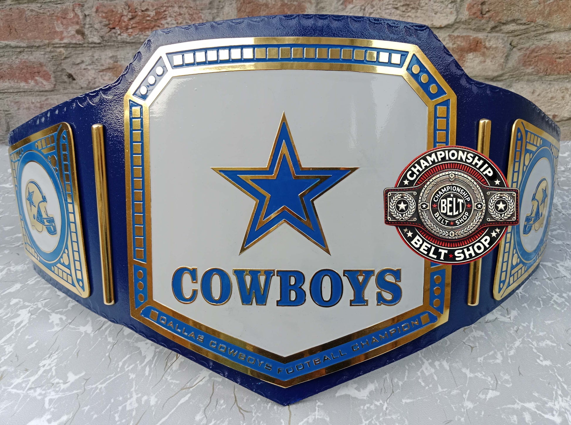 Dallas Cowboys Simple Plates Championship Title Belt