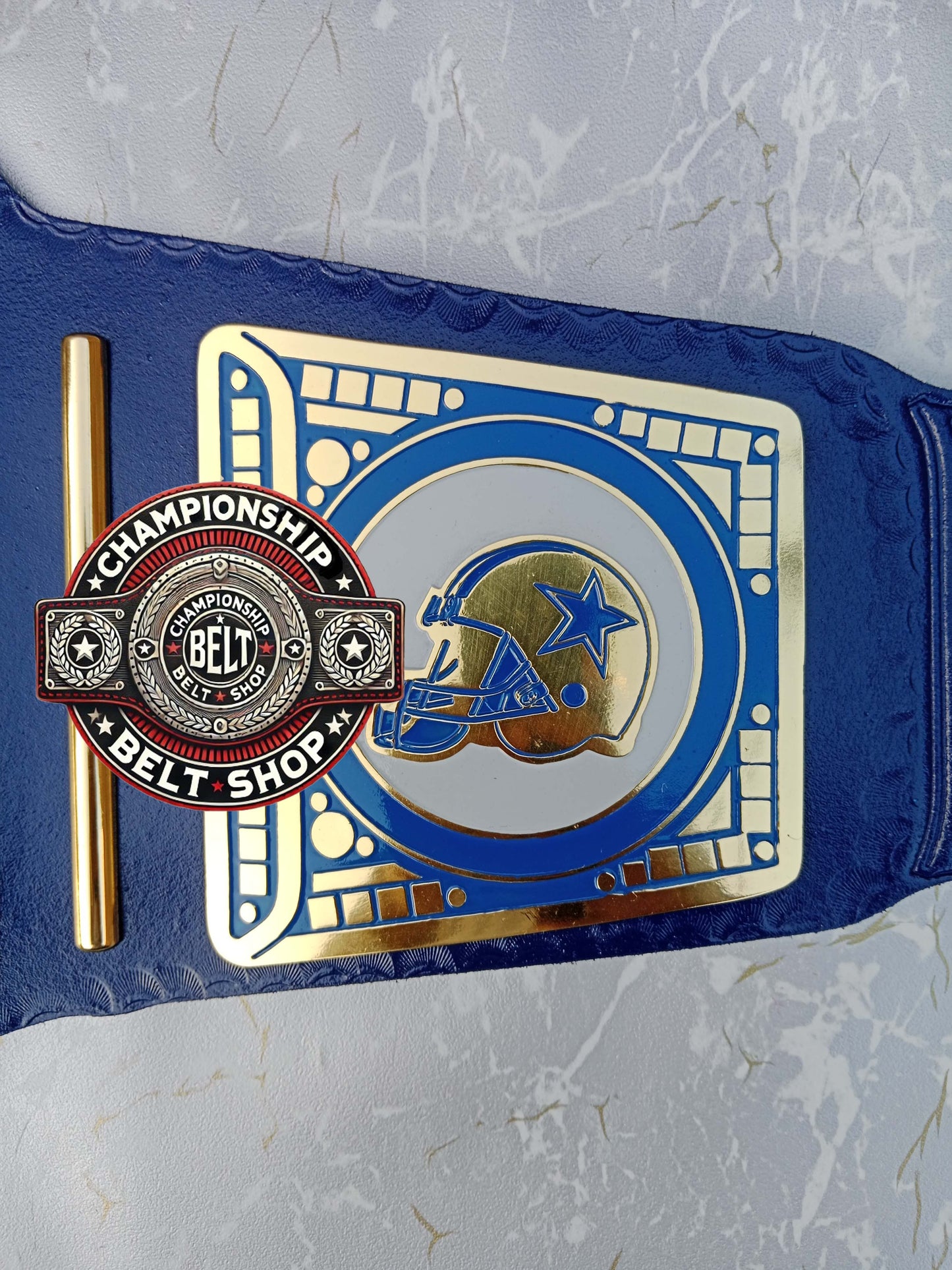 Dallas Cowboys Simple Plates Championship Title Belt