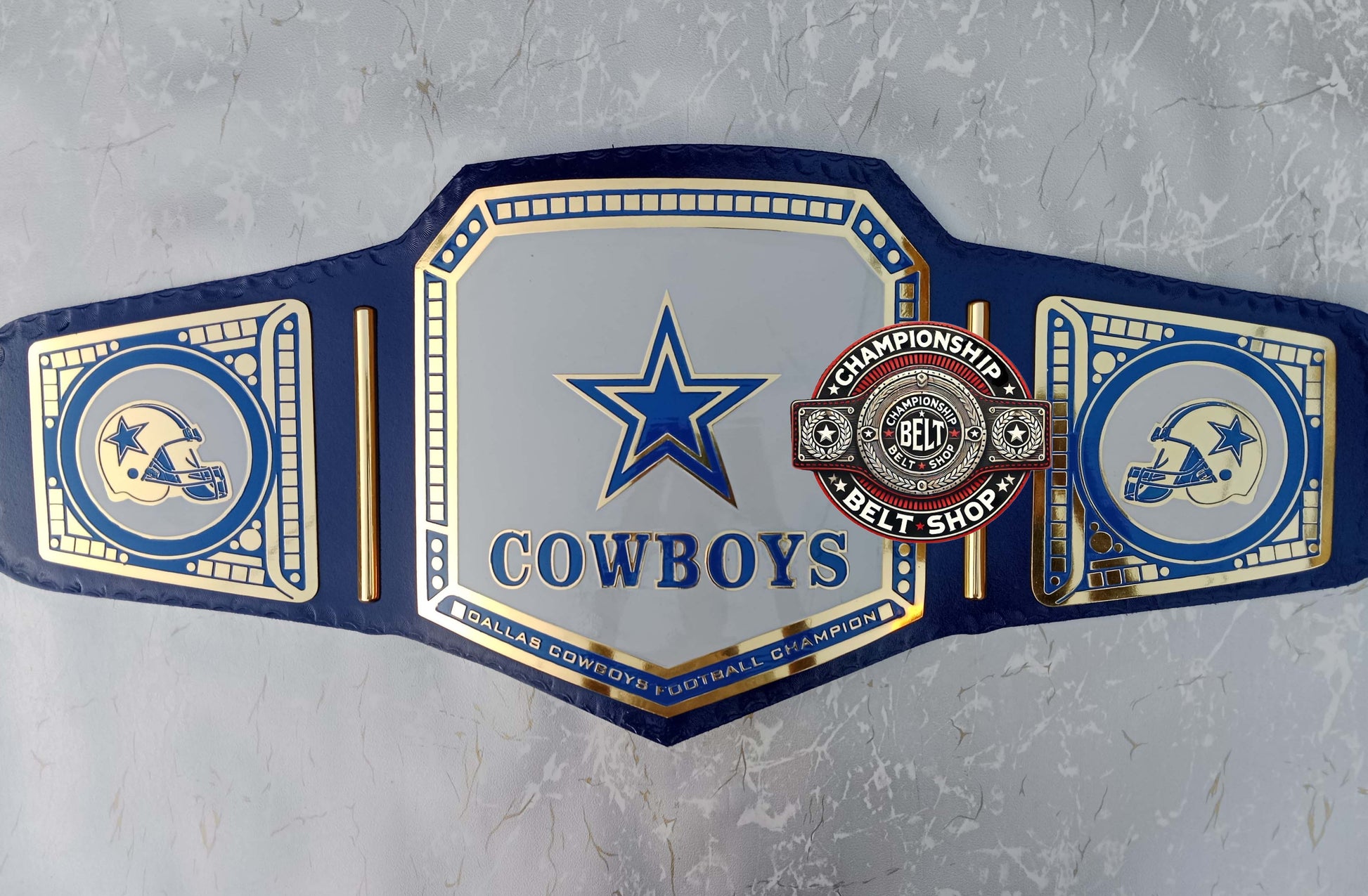 Dallas Cowboys Simple Plates Championship Title Belt