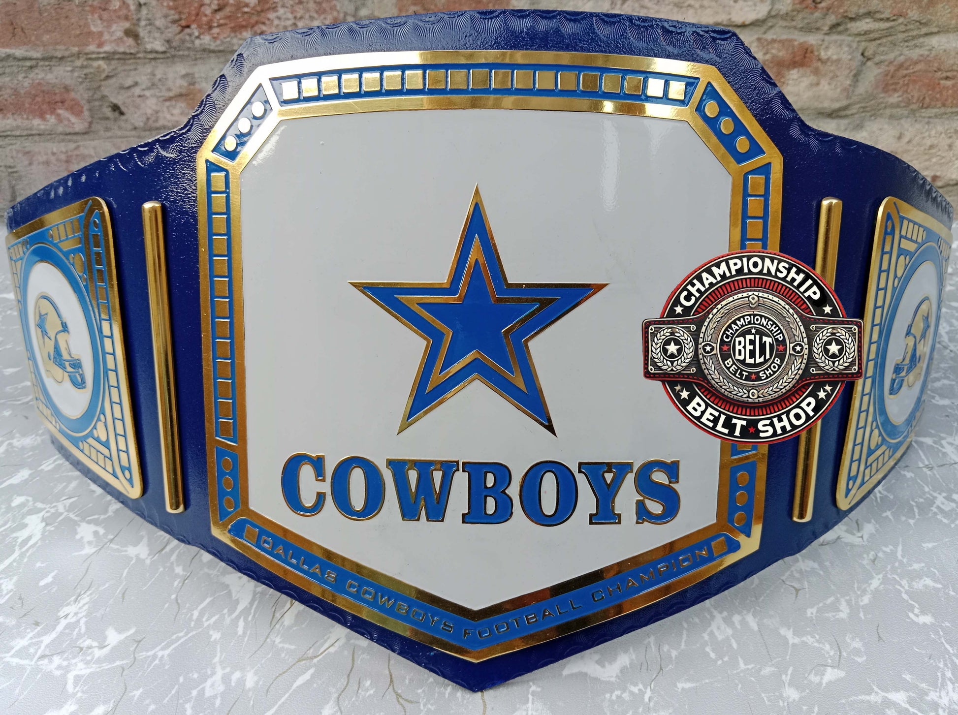 Dallas Cowboys Simple Plates Championship Title Belt