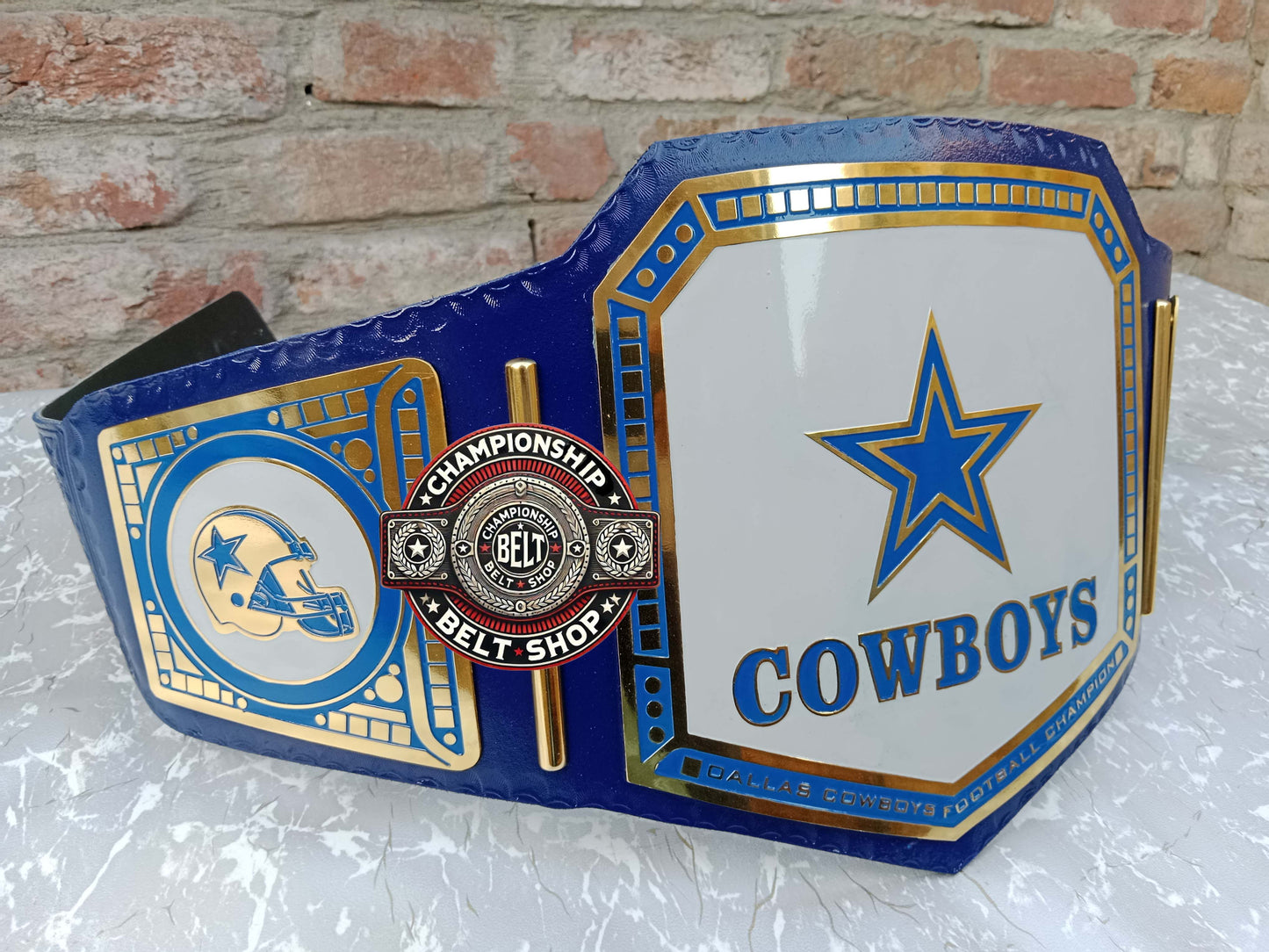 Dallas Cowboys Simple Plates Championship Title Belt