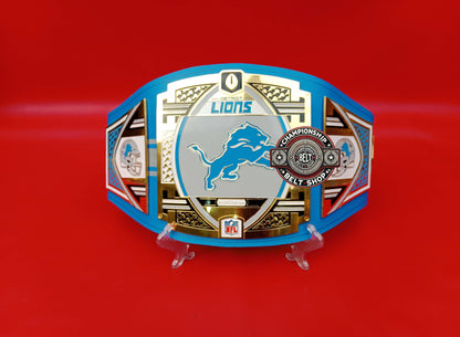 Detroit Lions WWE NFL Championship Title Belt