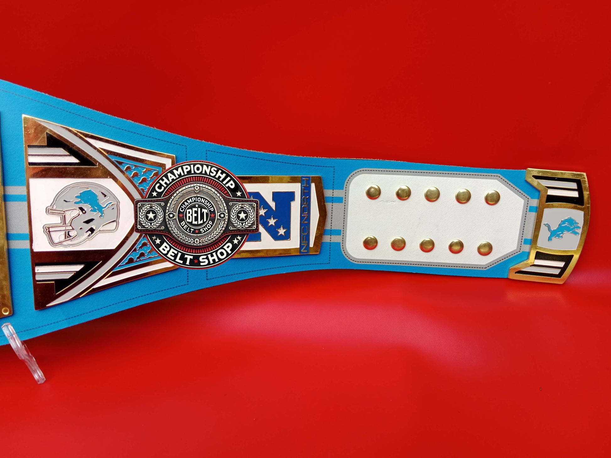 Detroit Lions WWE NFL Championship Title Belt