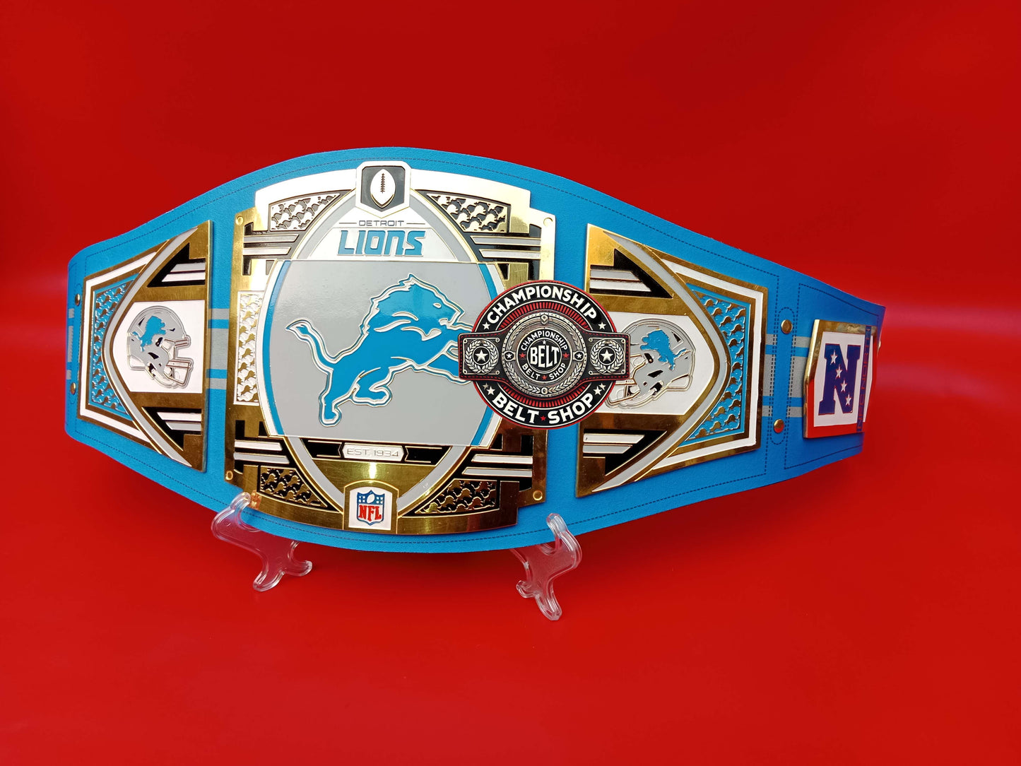 Detroit Lions WWE NFL Championship Title Belt