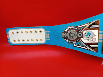 Detroit Lions WWE NFL Championship Title Belt