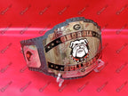 Georgia Bulldogs NFL Super Bowl Title Belt Silver Plated