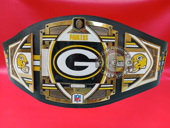 WWE Green Bay Packers NFL Legacy Championship Title Belt