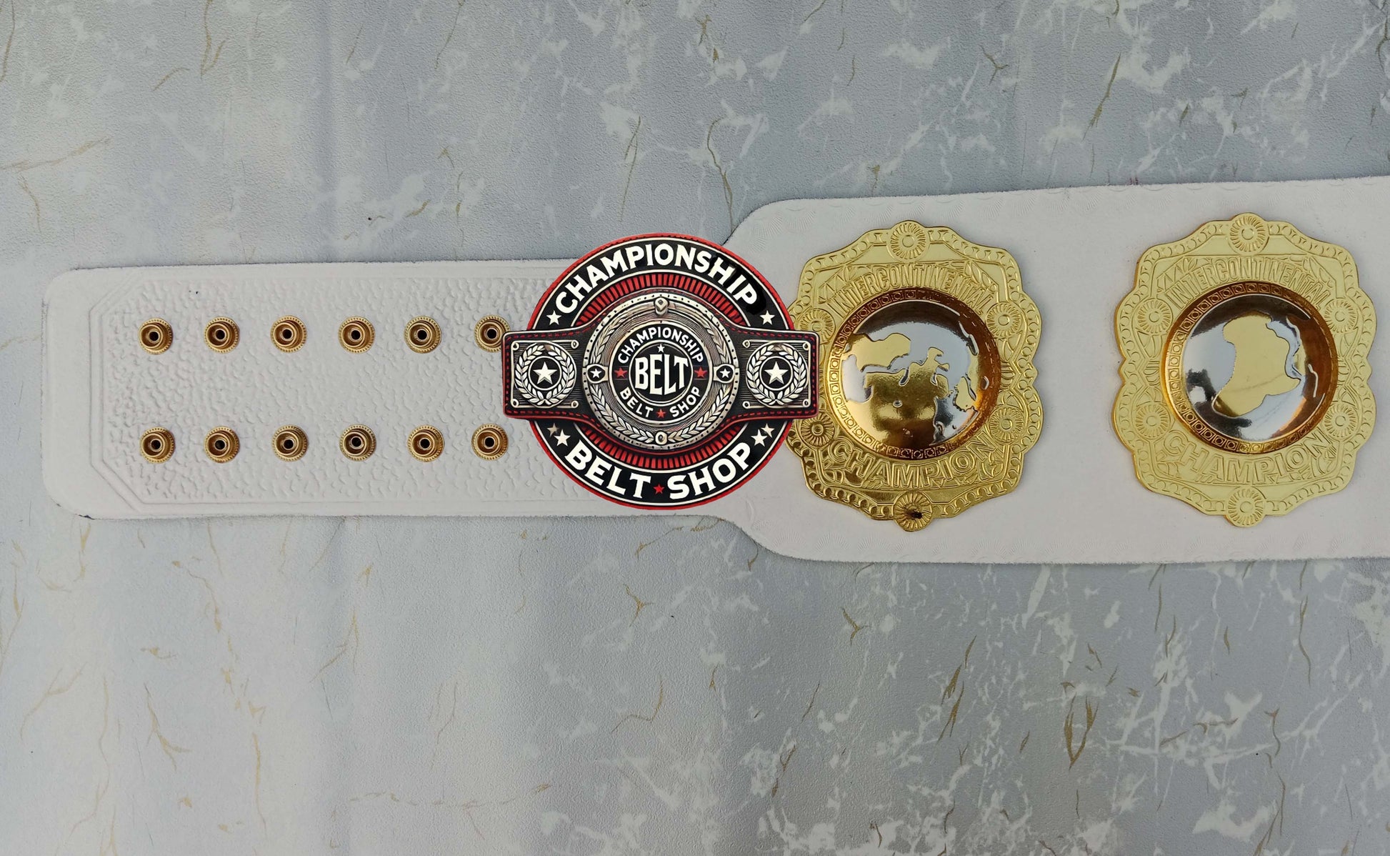 IWGP IC White Strap Intercontinental Championship Title Belt