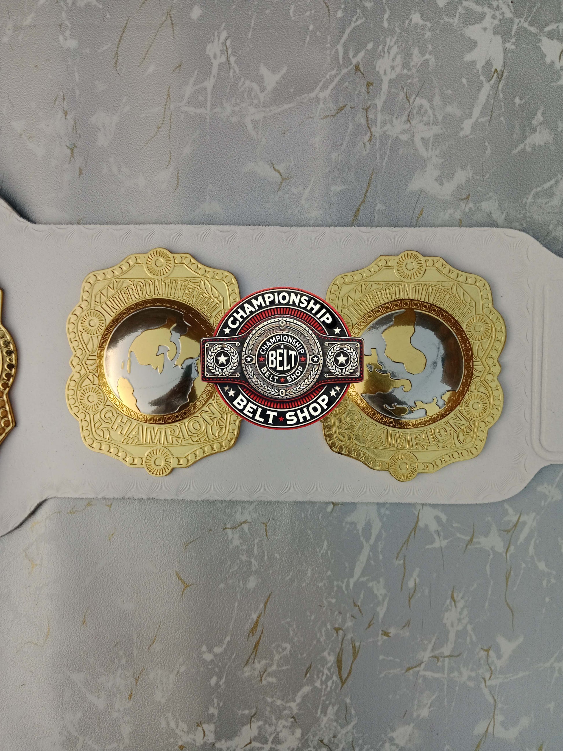 IWGP IC White Strap Intercontinental Championship Title Belt