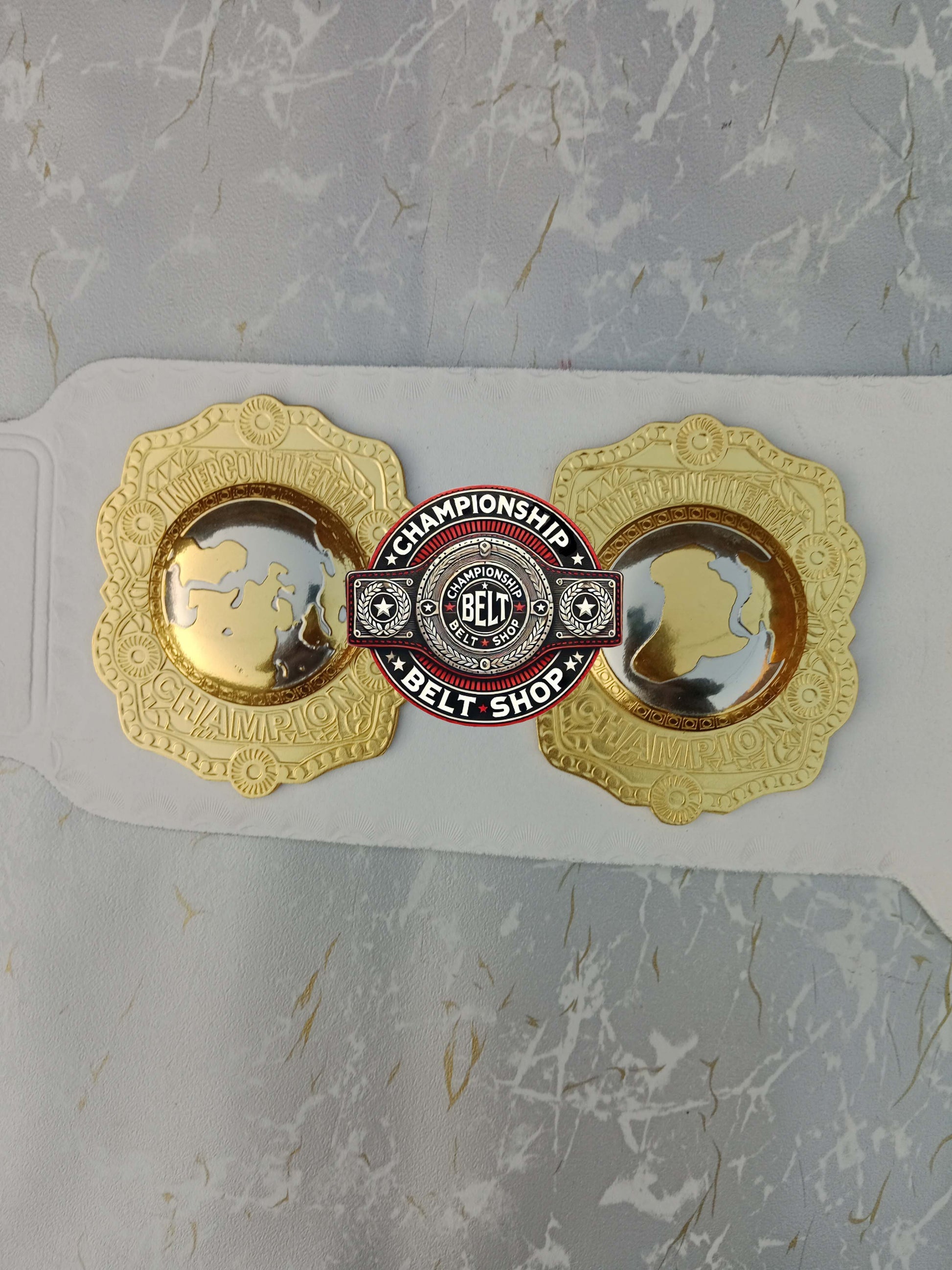 IWGP IC White Strap Intercontinental Championship Title Belt