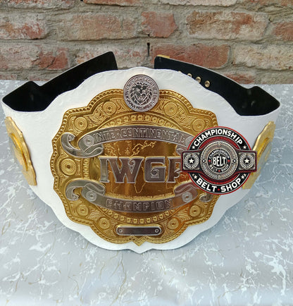 IWGP IC White Strap Intercontinental Championship Title Belt