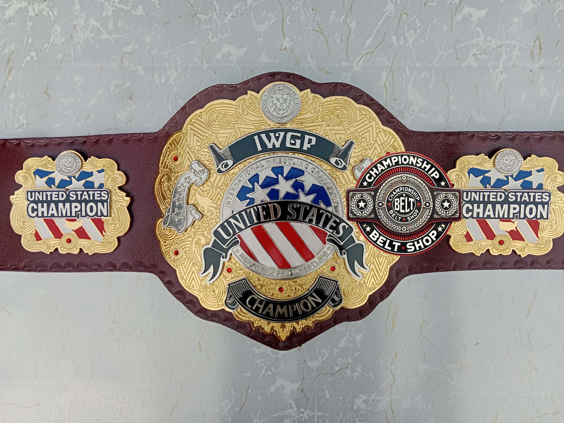 lWGP United States Championship Title Belt