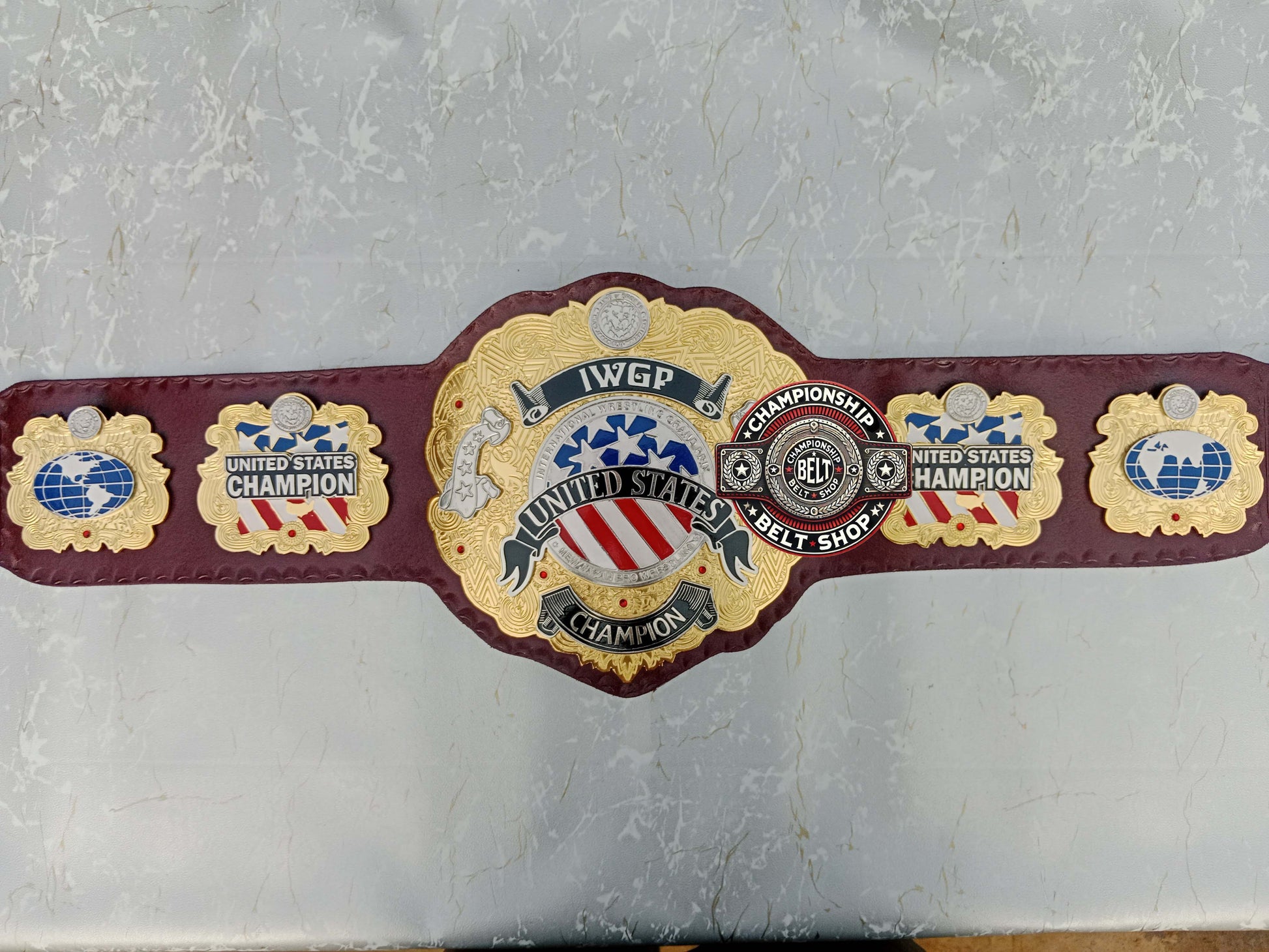lWGP United States Championship Title Belt