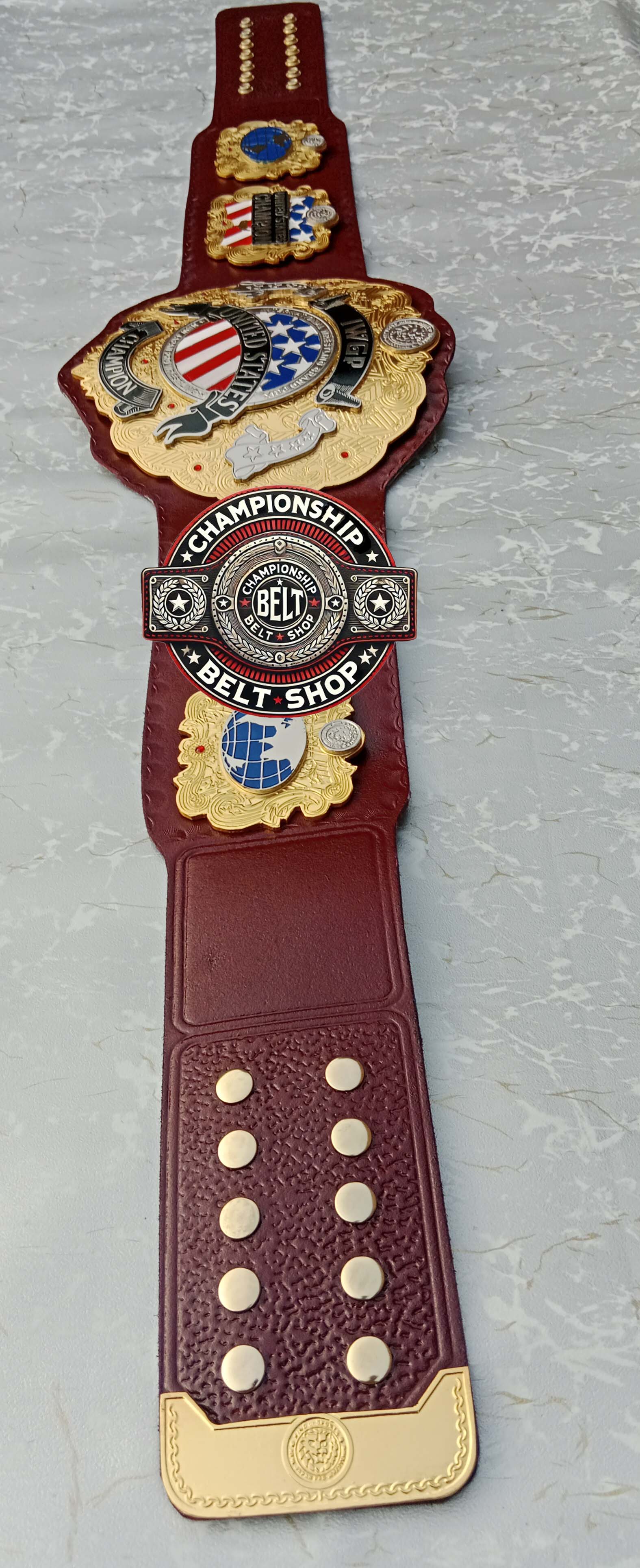 lWGP United States Championship Title Belt